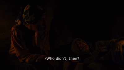 {\An8}Who didn't, then?
- Your father. - Honeyland