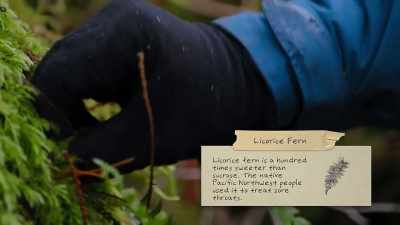 {\an8}With the items
that we foraged so far, - Chefs vs Wild
