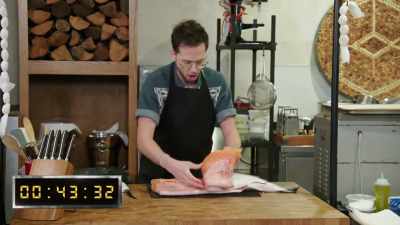 {\an8}Yeah, I'm just sort of
unfolding him, you know. - No Recipe Road Trip With the Try Guys