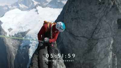 {\an8}Yeah, right now,
I'm feeling like we're, - The Devil's Climb