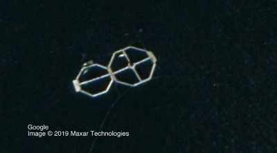 Analysts believe that
these large octagonal shapes - Mysteries of the Deep