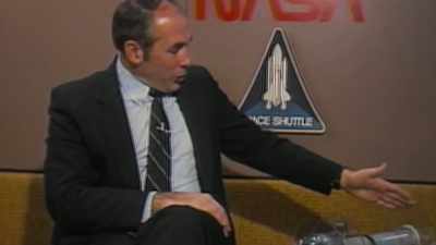 [Anchor] Astronaut Greg Jarvis
will be running experiments - Challenger: The Final Flight