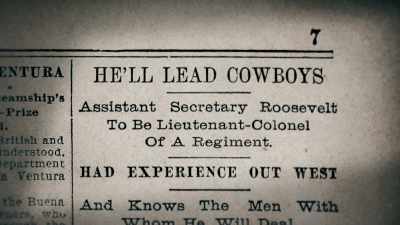 - And because 23,000
applications came in, - Theodore Roosevelt