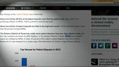 AND 95% OF THOSE CASES - The Patent Scam
