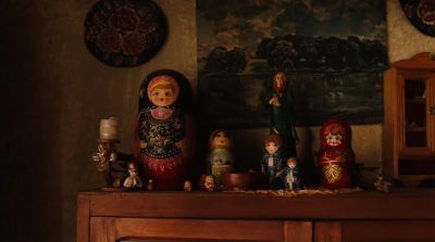 And a collection
of Russian nesting dolls. - Nacho Libre