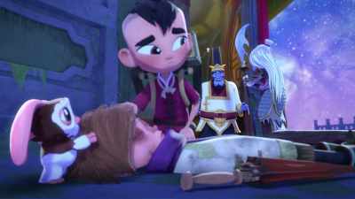 - And a dead human girl?
- Almost dead. - Gremlins: Secrets of the Mogwai