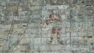 And a faded mural
on the prison wall - Mysteries of the Abandoned