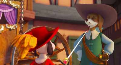 And when a man's honour has been sullied,
he is forced to... - Dogtanian and the Three Muskehounds