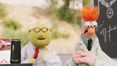 And a perfect introduction to my favorite
game, "Will It Melt or Will It Burn?" - Muppets Now