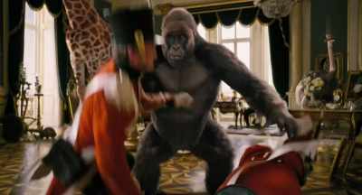 And a polar bear
and a gorilla and a parrot - Dolittle