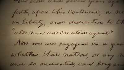 And a proposition that
all men are created equal - Abraham Lincoln