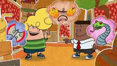 -And a robot snake arm!
-And a smoothie machine! - The Epic Tales of Captain Underpants