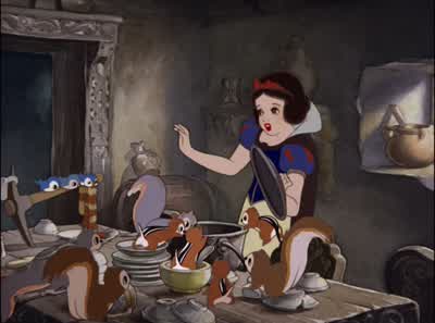 And a shoe! - Snow White and the Seven Dwarfs