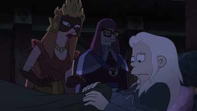And a soothing goon
to mutter you to sleep. - Disenchantment
