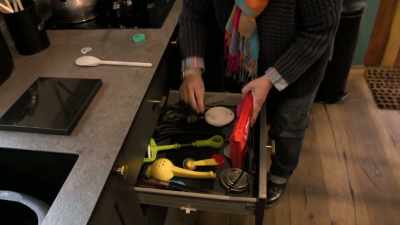 And a whisk. Ah, there we go.
Well done. Yeah. - Extraordinary Escapes with Sandi Toksvig