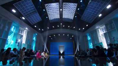 And once again, this beautiful space
will be transformed - Next in Fashion