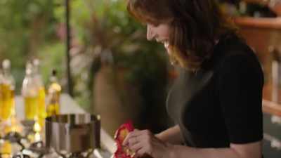 And, again, very dry, which
makes everything incredibly crunchy. - Nigella: At My Table