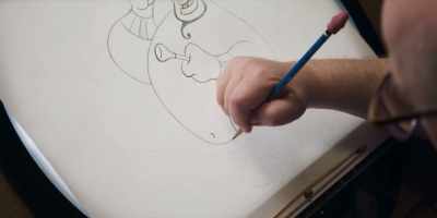And, again, we're
drawing that round - Sketchbook