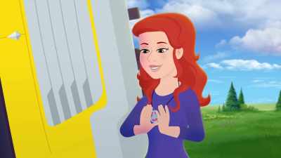 And when air molecules spread apart,
the air is less dense. - The Magic School Bus Rides Again: The Frizz Connection