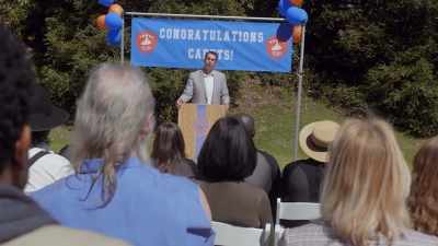 And after all your hard work, - Rob Riggle's Ski Master Academy