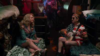 ♪ And all heads turned
'cause she was a dream ♪ - Reno 911! The Hunt for QAnon