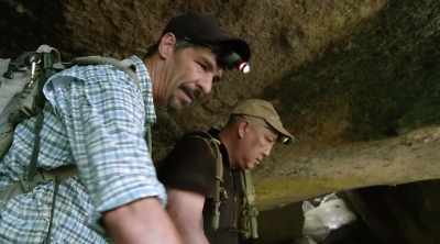 And even all inside
the rock here, - Lost Gold of World War II