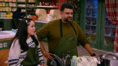 - And we also, you know,
celebrate Christmas - Baking It