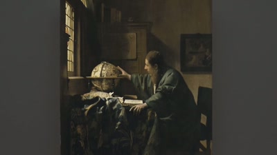 And also Vermeer's interest
in mathematics, - Vermeer: The Greatest Exhibition