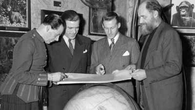 And although he has
the club's support,
his expedition - Tales From The Explorers Club