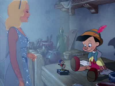 Now remember Pinocchio be a good boyAnd always let your conscience be your guide - Pinocchio