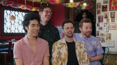 And an egg and oil.
[clears throat] - No Recipe Road Trip With the Try Guys