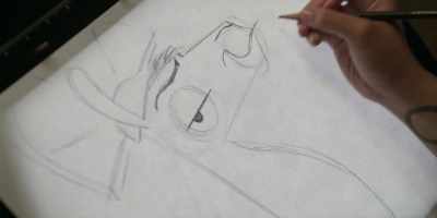 And an important thing about
Kuzco is because he's a llama, - Sketchbook