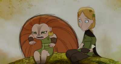 And anyway, if she was caught by those
stinkers, I'd get my wolves to eat them! - Wolfwalkers