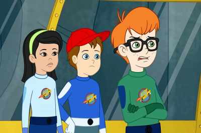 And are those crazy-long,
crazy-sharp teeth? - The Magic School Bus Rides Again