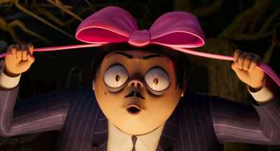 -And around its neck - The Addams Family 2