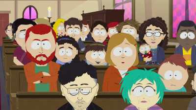 And as we all return now
to our homes - South Park: Post COVID