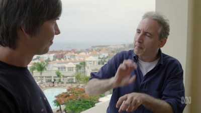 And as this cheese expands, - Brian Cox: Life Of A Universe