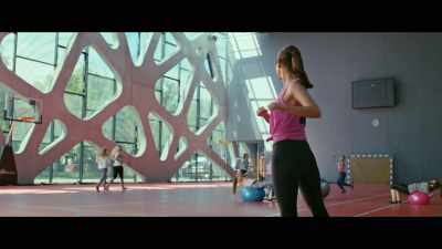 And at 11:05, Anya begins
her warm-up routine. - Teefa in Trouble