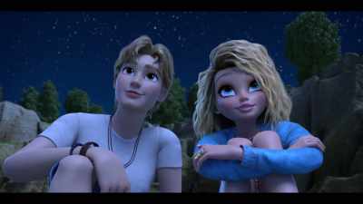 And at night,
it's filled with twinkling stars. - Mermaid Magic
