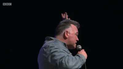 ..and at this point, she would
always say the same thing to him, - Stewart Lee: Content Provider