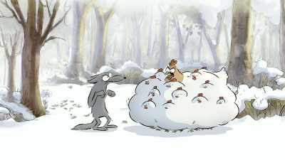 And attack!
The pecking technique! - The Big Bad Fox and Other Tales