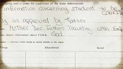 And basically set up - Abducted in Plain Sight