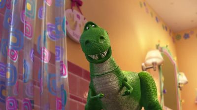 And when bath time's done - Partysaurus Rex