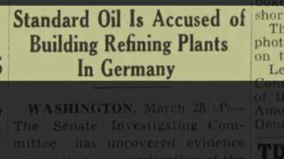 And so begin looking at all of this involvement, - Hitler's Gold