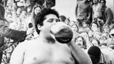 And Bert sees this
happening, and he jumps down. - Days of Rage: The Rolling Stones' Road to Altamont