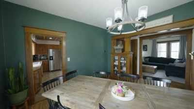 And between the kitchen
and the dining, - Down Home Fab