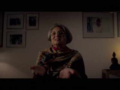 And Bhagwan comes
and he sits in his chair. - Wild Wild Country