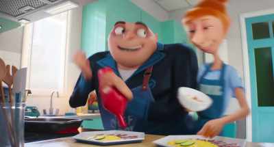 And Blanche's famous bacon
that spells your name. - Despicable Me 4
