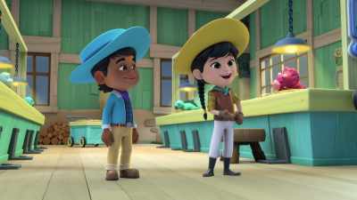 And Blitz, and Tango,
and Clover. - Dino Ranch