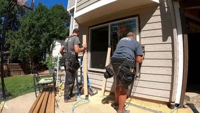 And Bob's installing two new large windows - Rico to the Rescue